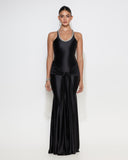 Hailey Crystal Tank Drape Gown