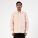 Actin Wrinkled Shirt- Salmon