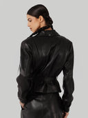 Damian Leather Jacket Black