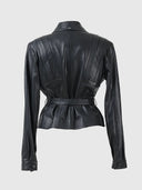 Damian Leather Jacket Black