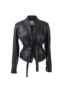 Damian Leather Jacket Black
