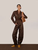 Damian Leather Jacket Brown