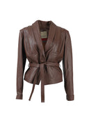 Damian Leather Jacket Brown