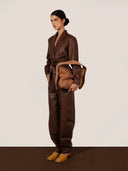 Damian Leather Jacket Brown