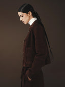 Harper Suede Jacket Brown