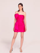 Aria Silk Bow-Detailed Dress