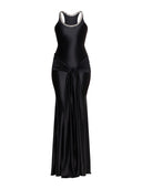 Hailey Crystal Tank Drape Gown