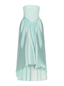 Blair Strapless Satin Midi Dress