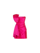 Aria Silk Bow-Detailed Dress