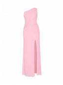 Sari Blush Drape Maxi Dress