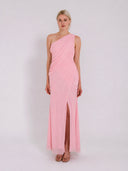 Sari Blush Drape Maxi Dress