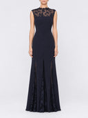 Selene Midnight Lace Gown