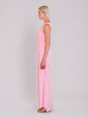 Sari Blush Drape Maxi Dress
