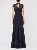 Selene Midnight Lace Gown