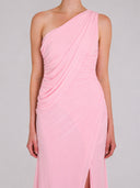 Sari Blush Drape Maxi Dress