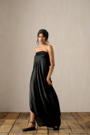 Lila Silk Tie Up Dress