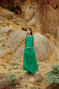 Yukti Side-Tie Blouse and Skirt - The Silk Road 