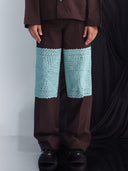 Epidermis Crochet Applique Trousers - DB