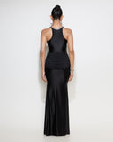 Hailey Crystal Tank Drape Gown