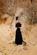 Laya Balloon Skirt and Crop Top - The Silk Road 
