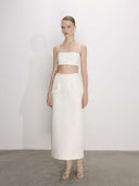 Lea Crepe Maxi Skirt