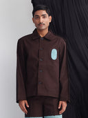 Canopy Margn Overshirt- Dark Brown