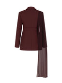 Nazli Ceren Elodie Blazer in Bordeaux