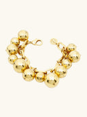 24K Gold Electroplated Beaded Bracelet