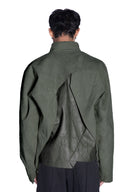 IVY Jacket – Premium Green Vegan PU Suede Leather Jacket