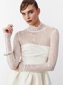 Freya Mini Dress in Vanilla Ice