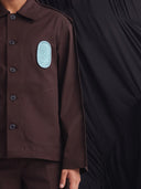 Canopy Margn Overshirt- Dark Brown