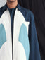 Border Panelled Jacket - Teal