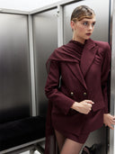 Nazli Ceren Elodie Blazer in Bordeaux