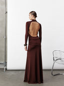 Nazli Ceren Sienna Long Jersey Dress