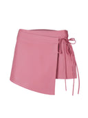 Double A Celine Leather Skirt Blush Pink