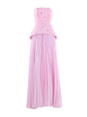 Cascade Pleated Gown
