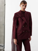 Nazli Ceren Elodie Blazer in Bordeaux