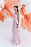 Cascade Pleated Gown