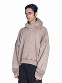 Yeti HOODIE – Beige Washed Effect