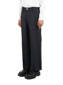 Black Kantha Trousers