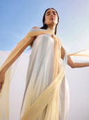 Ombre Draped Kaftan