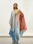 Metallic Mesh Asymmetric Kaftan