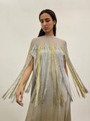 Gold & Silver Metallic Kaftan