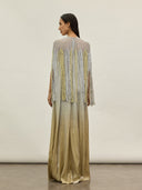 Gold & Silver Metallic Kaftan