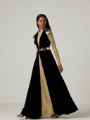 Metallic Velvet Dress