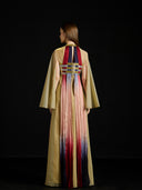 Interwoven Gradient Tulle Kaftan Dress