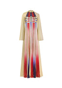 Interwoven Gradient Tulle Kaftan Dress