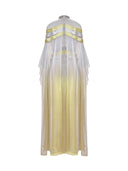 Satin Overlay Metallic Dress