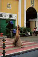 Kaya Polka Halter Maxi Dress