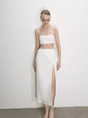 Lea Crepe Maxi Skirt